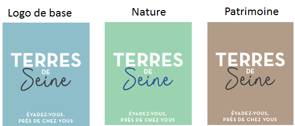 déclinaison logo terre de seine