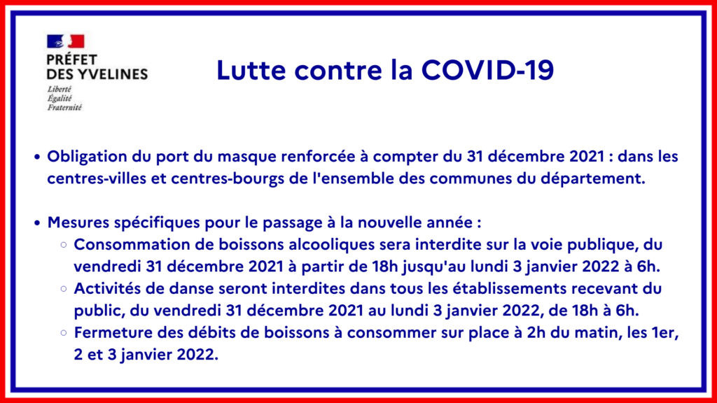 mesures yvelines déc 2021