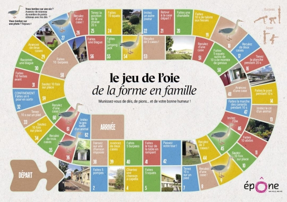 Jeu de l'oie de la forme