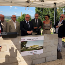 pose de la 1e pierre