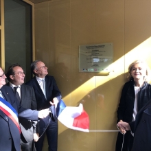 Inauguration du nom de la médiathèque 