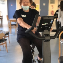 Sport santé à la résidence des Cytises encadré par le Département