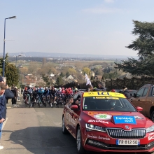 160 cyclistes sur le parcours de la seconde étape de 188 km et de passage à Epône