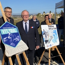 Inauguration du stadium VTT trial Julian Absalon