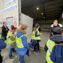 Visite du centre de méthanisation des déchets 