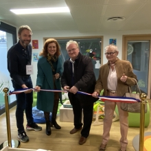 Inauguration de la crèche Les Petites canailles le 21 mars 2023