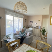 Intérieur d'un appartement à la résidence Les Cytises